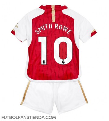Arsenal Emile Smith Rowe #10 Primera Equipación Niños 2023-24 Manga Corta (+ Pantalones cortos)